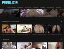 Tablet Screenshot of fodelicia.com